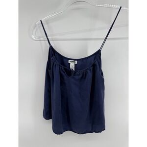 Victoria's Secret PINK Navy Blue Lyocell Spaghetti Strap Cami Top XS
